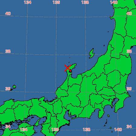 04月06日05時00分ころ石川県能登地方で震度3の地震。 ｜ 地震情報 ...