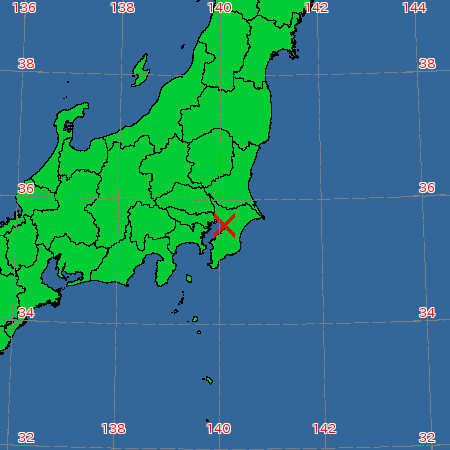 05月06日01時57分ころ千葉県北西部で震度４の地震 地震情報 地震速報 お天気 Com